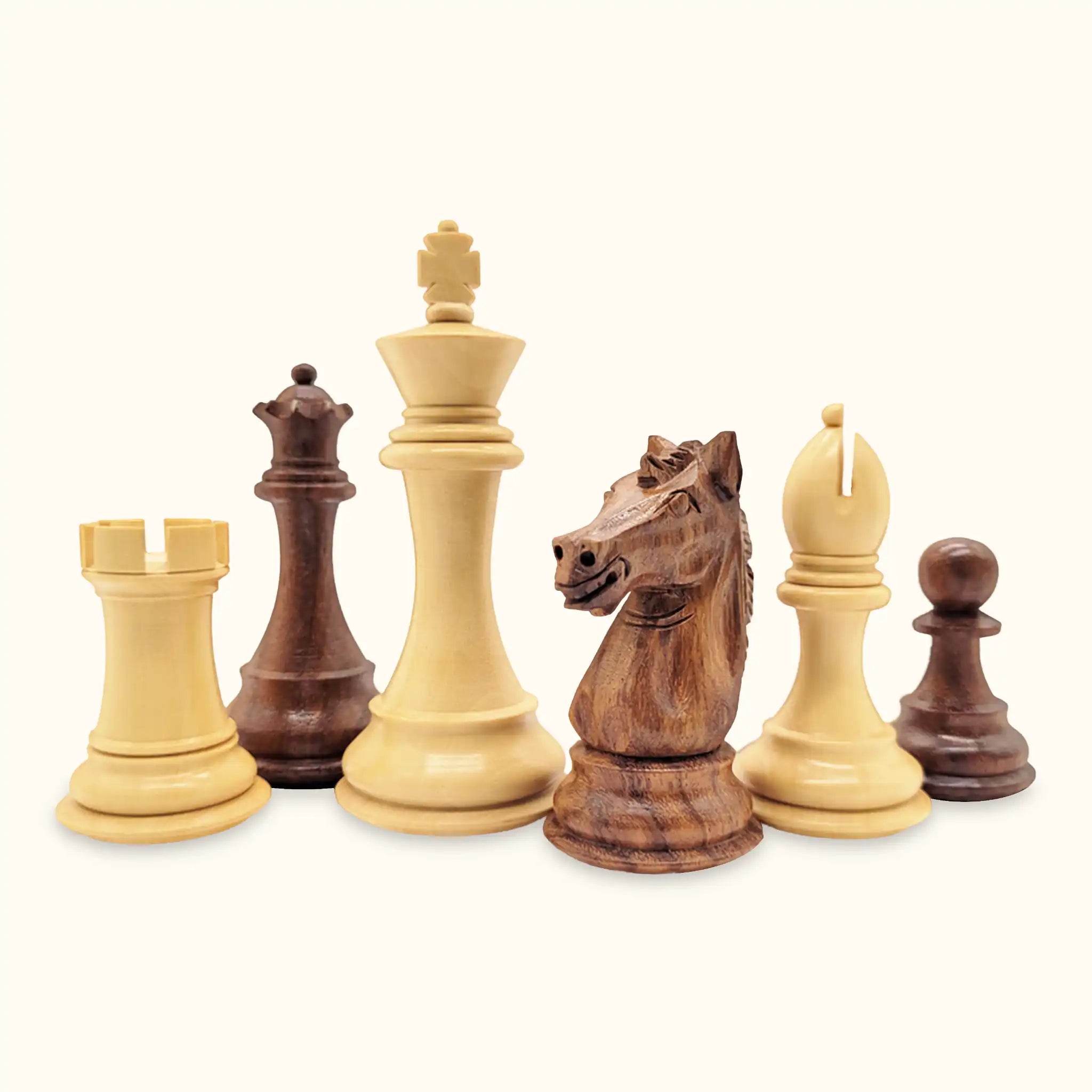 Chess Pieces: Alban Knight, Staunton, Wood